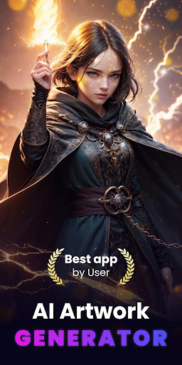 Android application ArtVision: Create Art with AI screenshort