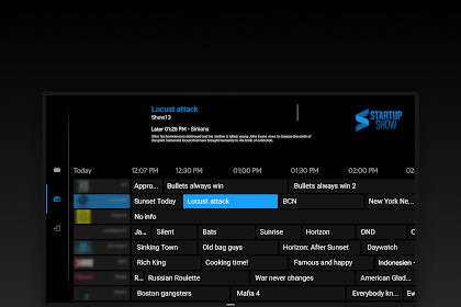 startup show app samsung tv