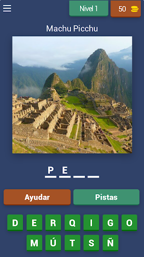 Android application Quiz de países screenshort