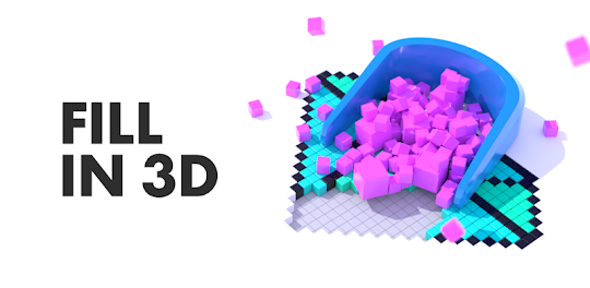 3D塗り絵 (Fill in 3D)