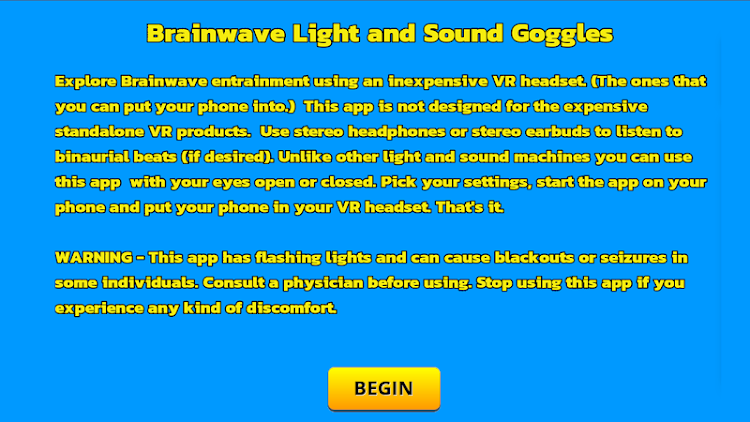 VR Light & Sound Brainwave App - 1.0 - (Android)