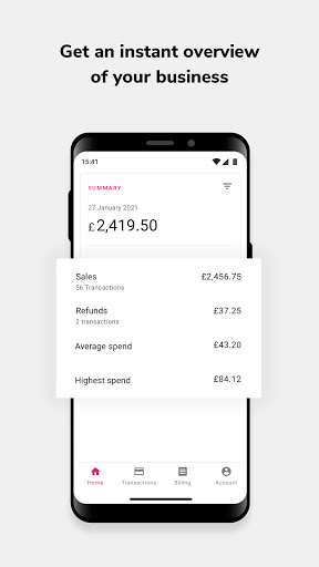 Paymentsense Dashboard Screen 2