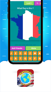 GUESS NATIONAL FLAG QUIZ 10.4.6 APK + Mod (Unlimited money) untuk android
