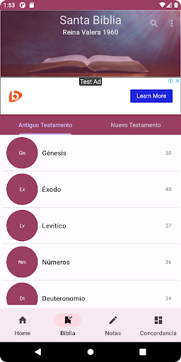 Biblia Reina Valera del 60 Screen 2