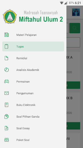 Android application Pengajar - MTs Miftahul Ulum 2 screenshort