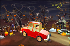 不気味な車のライダー-子供のためのお化けハロウィーンゲームのおすすめ画像5