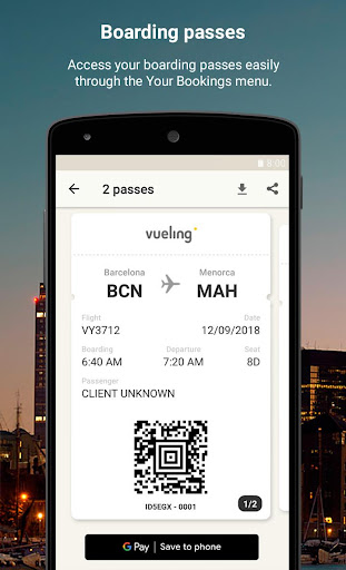 تطبيق Vueling - Cheap Flights برو3