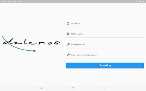 Android application Delcros Chausseur screenshort