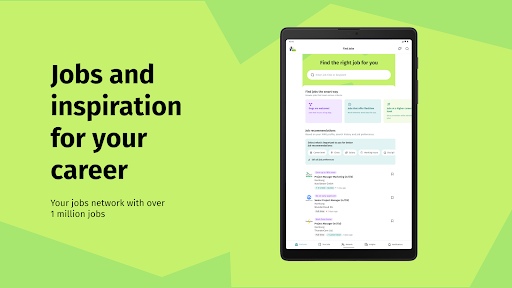 Screenshot of XING – the right job for you
