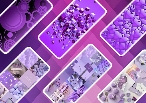 Aesthetic Purple Wallpaper Screen 3