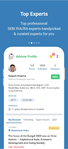 MoneyUncle - Investment Ideas Screen 2