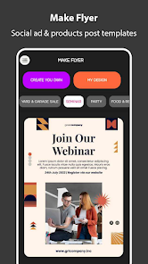 Make Flyer:Customizable Flyers 1.1 APK + Мод (Unlimited money) за Android