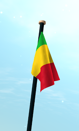 Mali Flag 3D Live Wallpaper