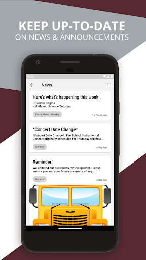 Android application Centennial Middle School screenshort