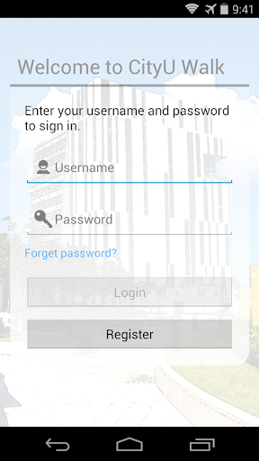 Android application CityU Walk screenshort