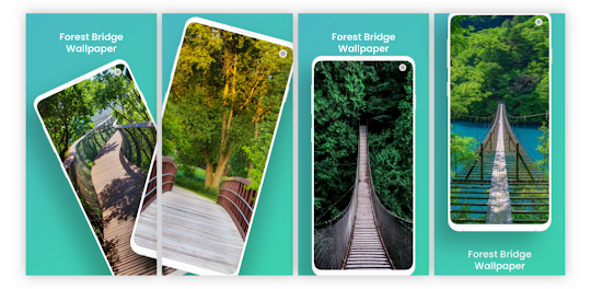 Forest Bridge Wallpaper