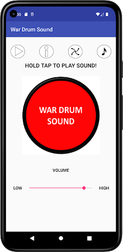 Android application War Drum Sound screenshort