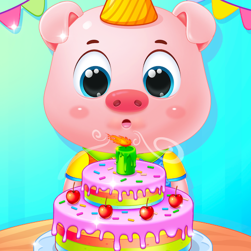 Baby pig's birthday party