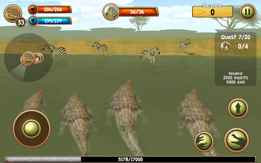 Télécharger Wild Crocodile Simulator 3D APK MOD (Astuce) screenshots 2