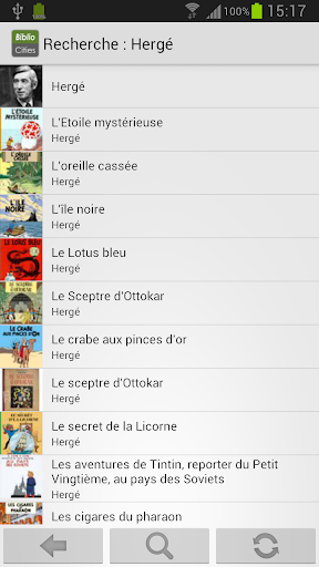 BiblioCities library manager Screen 2