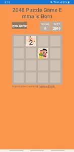 2048 Puzzle Game Emma is Born