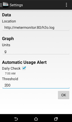 Meter Reader Graph Screen 2