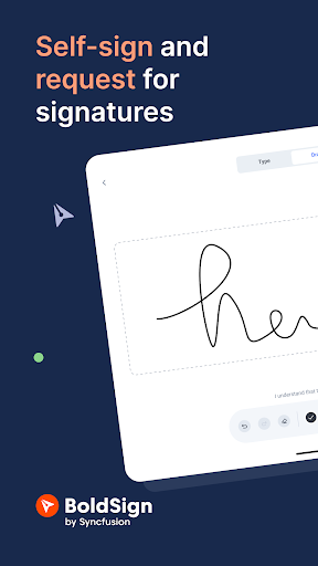 Screenshot of BoldSign: Sign Docs & Request
