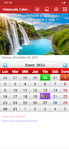 Captura de Pantalla 1 Venezuela Calendario 2023 android