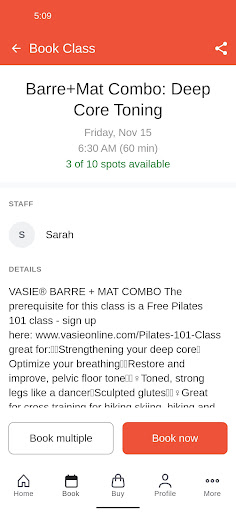 Studio One Pilates Screenshot 3 - AppWisp.com