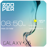 Zooper Widget skin Galaxy S6 icon