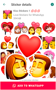 Love stickers for WhatsApp