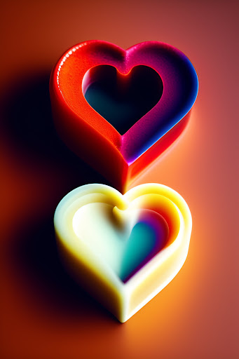 3d love hearts wallpapers