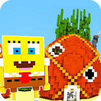 Bikini Bottom Mod For MCPE - Spong Addon Minecraft