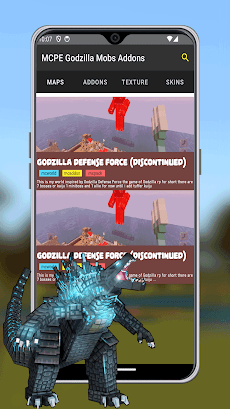 MCPE Godzilla Mobs Addonsのおすすめ画像2
