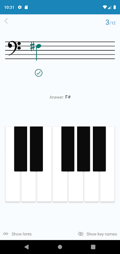 Music Note Reading Screen 3