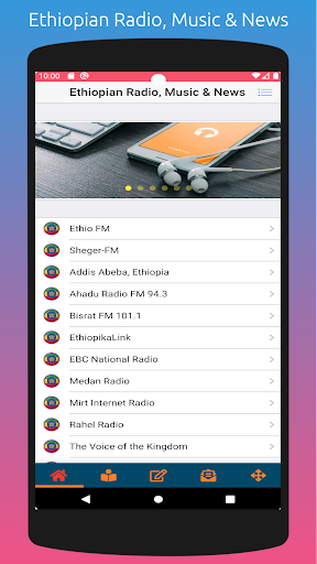 Android application Ethiopian Radio, Music & News screenshort