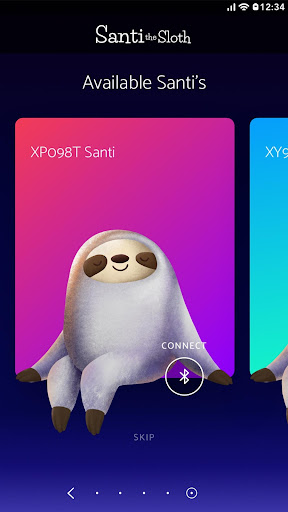Android application Santi The Sloth screenshort
