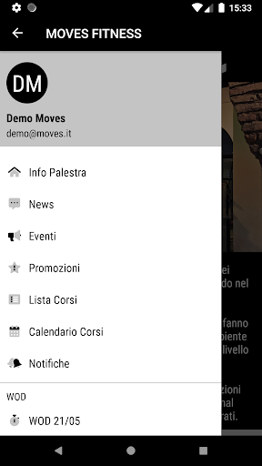 Android application Moves Fitness screenshort