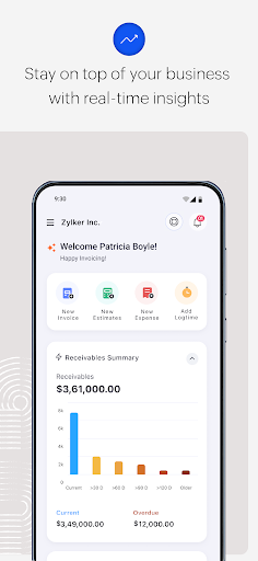 Screenshot of Zoho Invoice - Invoice Maker