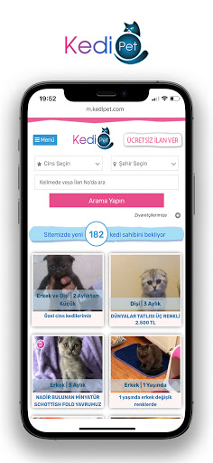 Android application KEDiPET.COM Yavru Kedi Sahiple screenshort