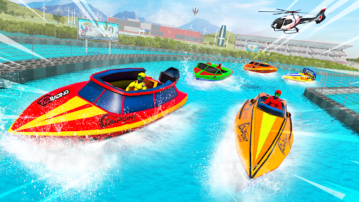 Jet Ski Speed Boat Stunts Race