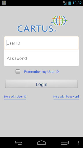 Android application CartusMobile screenshort