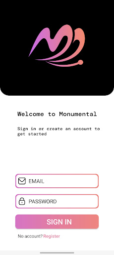 Android application Monumental screenshort