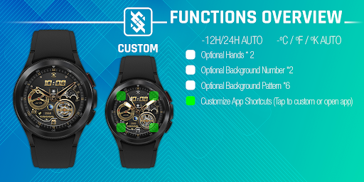 BFF10-Gold Analog Pattern Gear screenshot 10