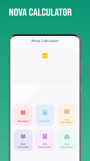 Android application Nova Calculator screenshort