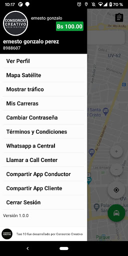 Taxi 10 Driver - para Conducto Screen 3