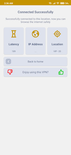 Doge VPN Screen 2