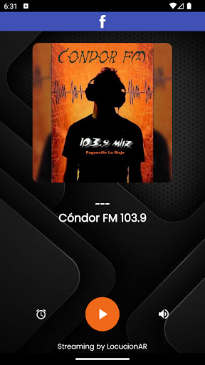 Android application Cóndor FM 103.9 screenshort
