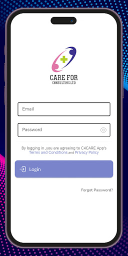 Android application C4CARE screenshort