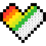 Color by Number - Pixel Art Coloring Book icon